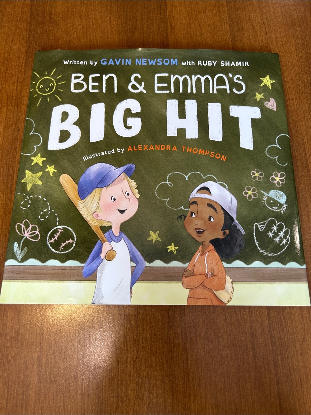 Ben & Emma's Big Hit by Gavin Newsom - Children's Picture Book - Green